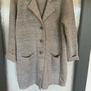 Oversized duster sweater cardigan